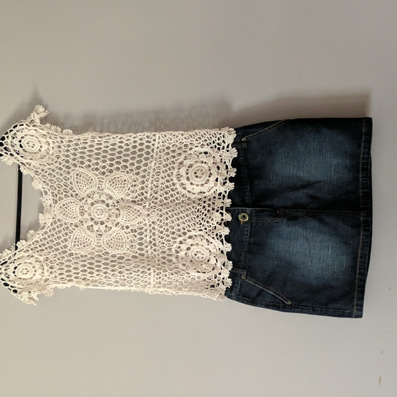 Limited Dark Classy Denim Skirt 8 - Picture 6 of 10